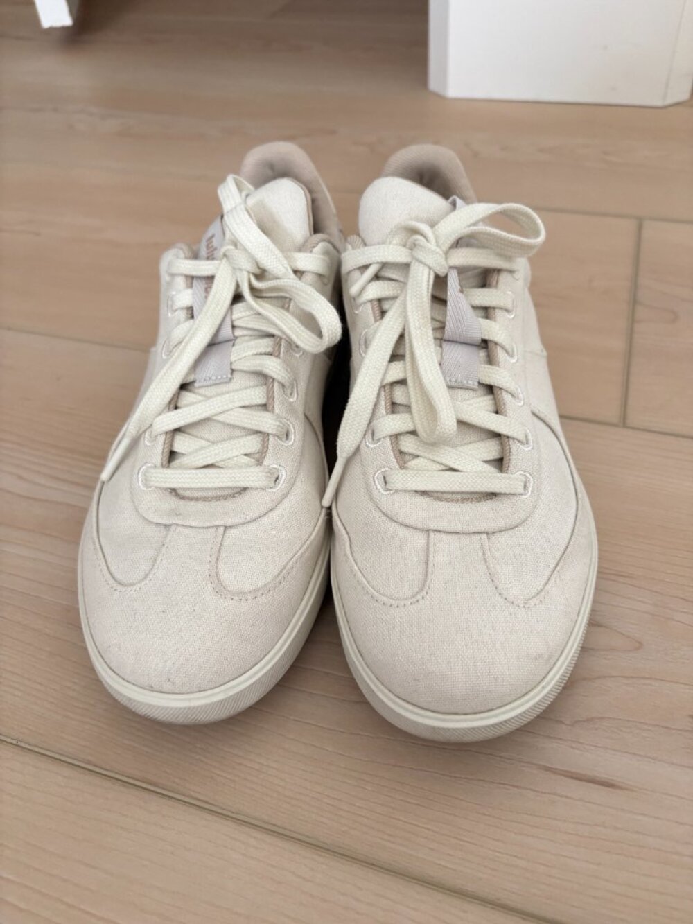 Lululemon Cityverse Sneakers Casual Low Top Cream Ivory 9 Worn Once